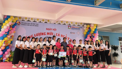 Tham gia Ngày hội “Năng lượng mới – Cả ngày vui” tại trường Mầm non Hòa Lợi