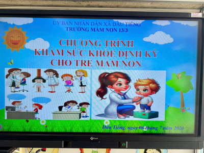 CHƯƠNG TRÌNH KHÁM SỨC KHỎE ĐỊNH KỲ CHO TRẺ MẦM NON