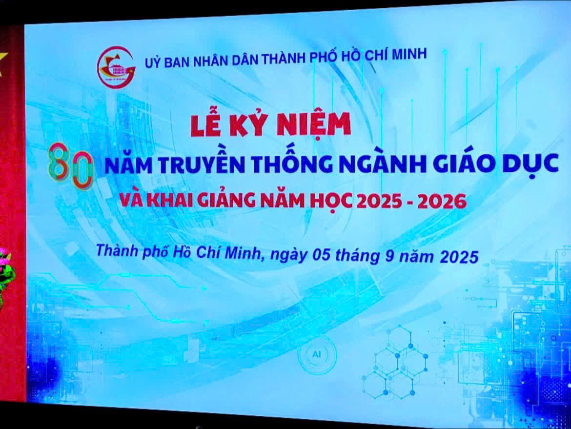 CHÀO NĂM HỌC MỚI 2025 – 2026
