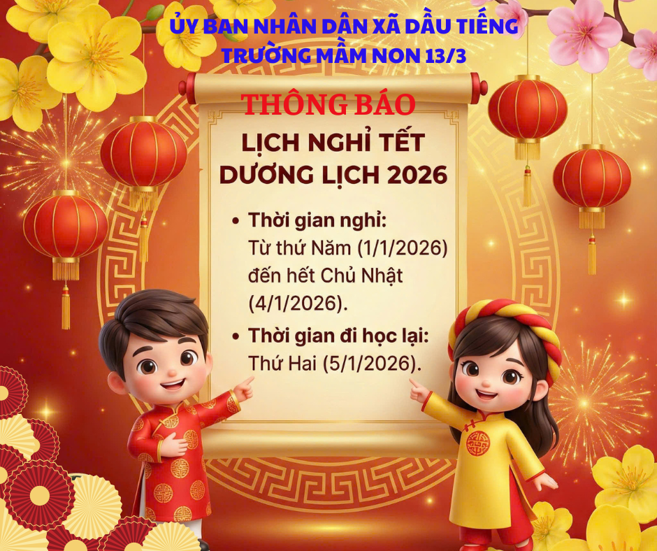 THÔNG BÁO NGHĨ TẾT DƯƠNG LỊCH (1)